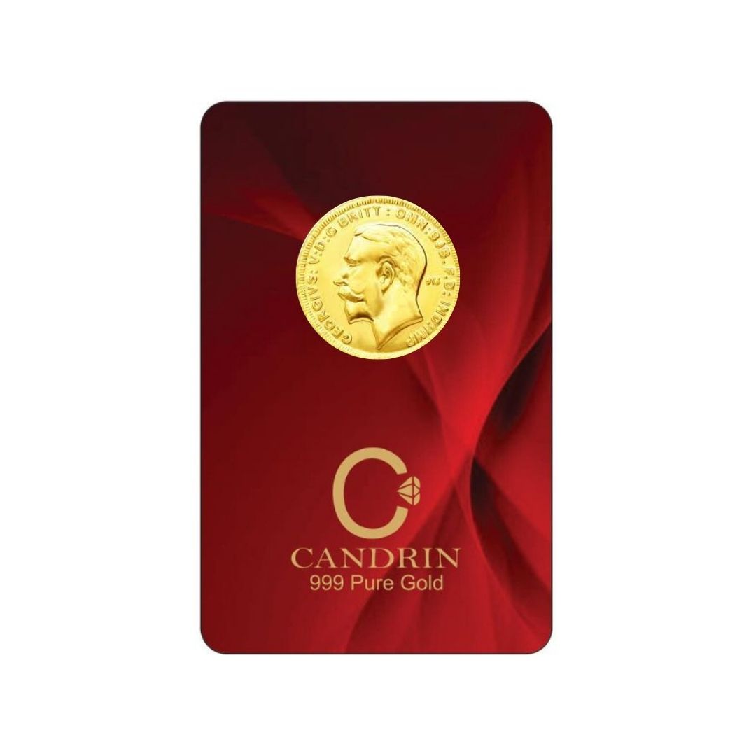 CANDRIN 999 GOLD GEORGE COIN