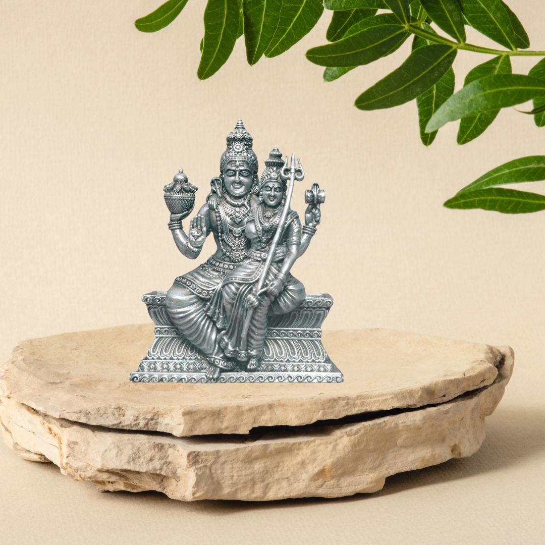 SHIV PARVATI 3D IDOL
