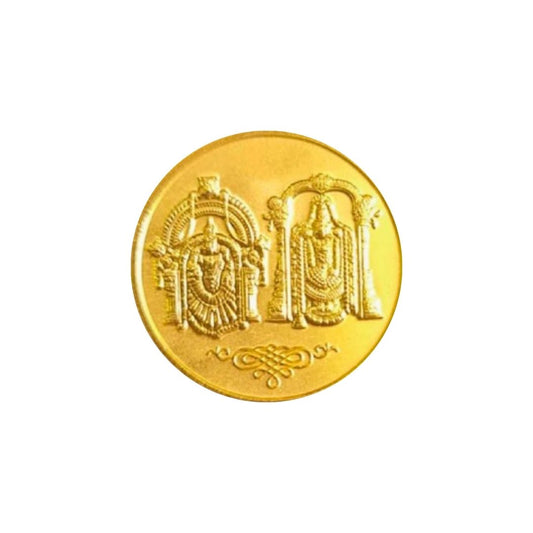 CANDRIN 999 GOLD LAXMI BALAJI COIN