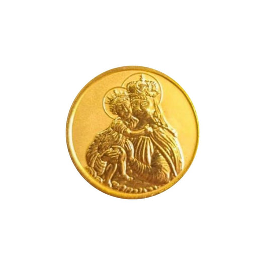 CANDRIN 999 GOLD MOTHER MARY COIN