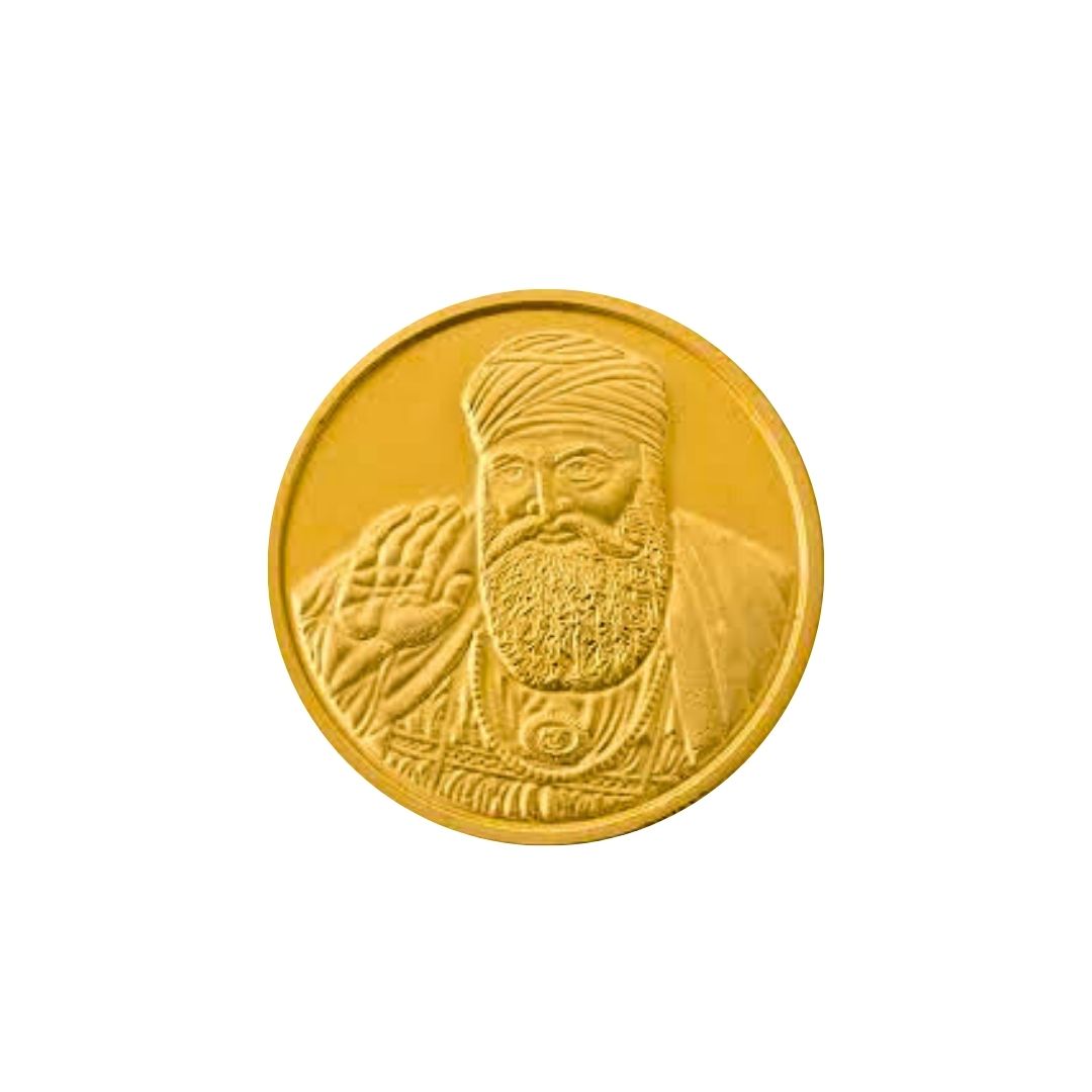 CANDRIN 999 GOLD GURUNANAK JI COIN