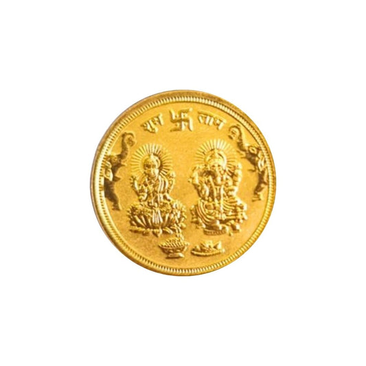 CANDRIN 999 GOLD LAXMI GANESH JI COIN