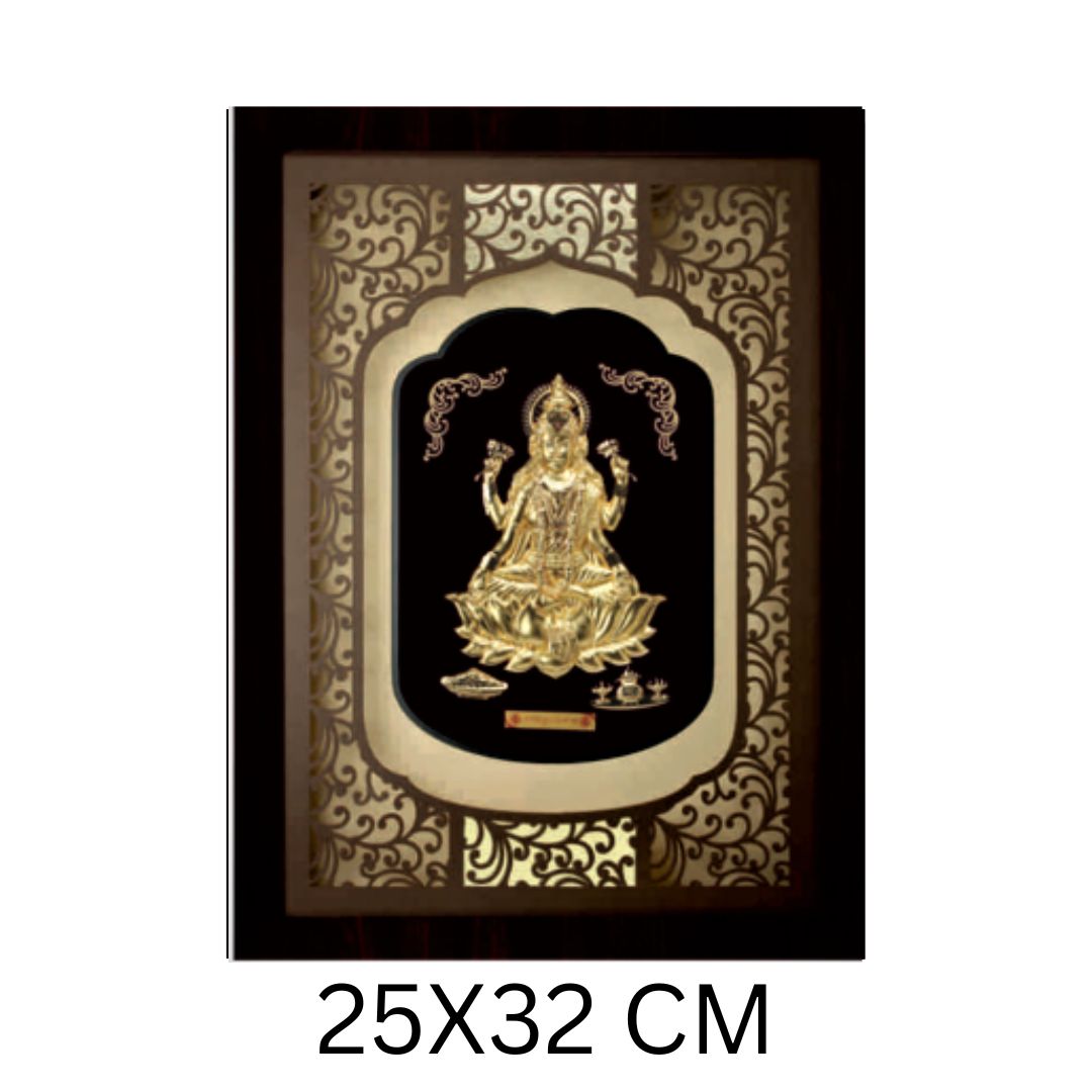 24KT GOLD FOIL ELITE LAXMI JI FRAME