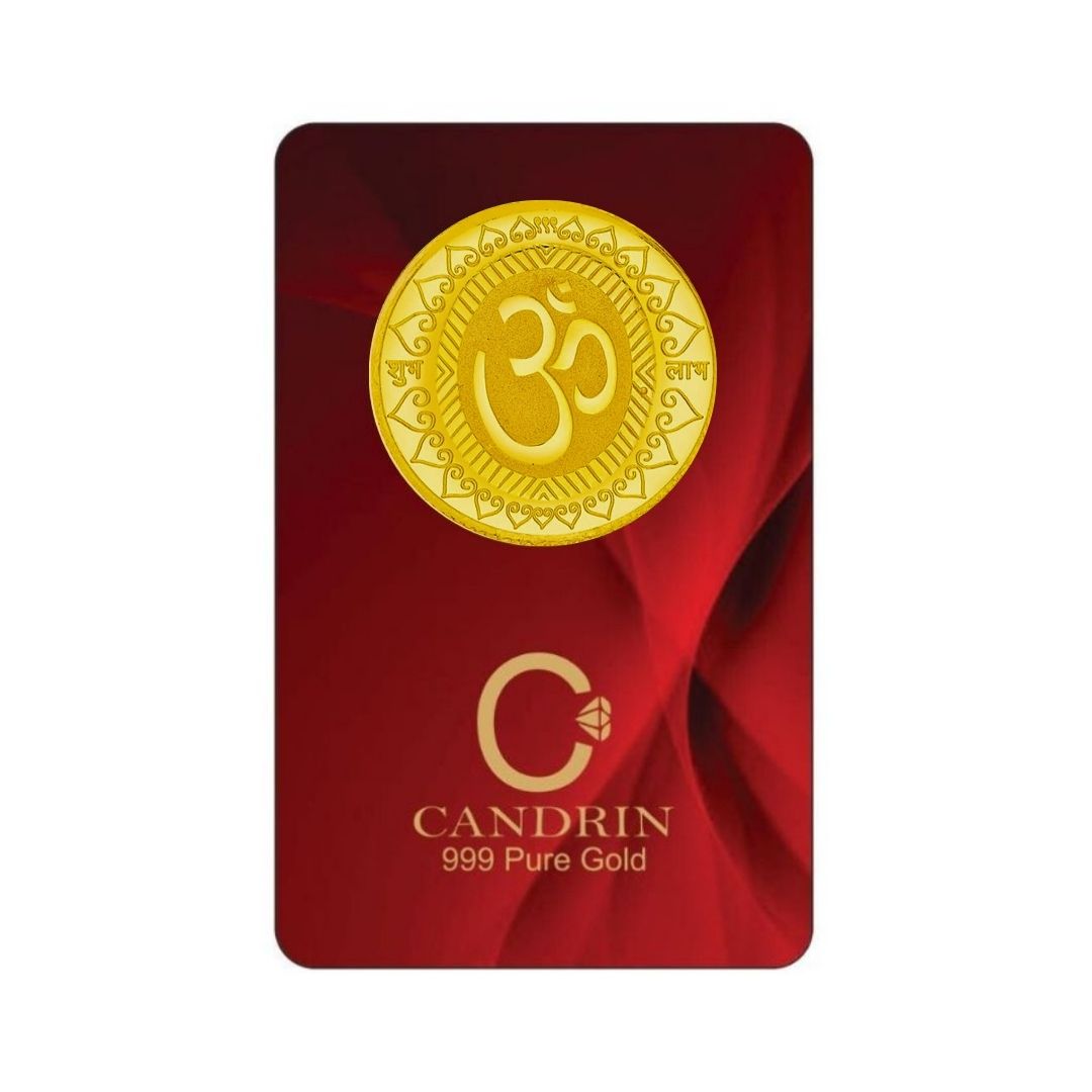 CANDRIN 999 GOLD OM COIN