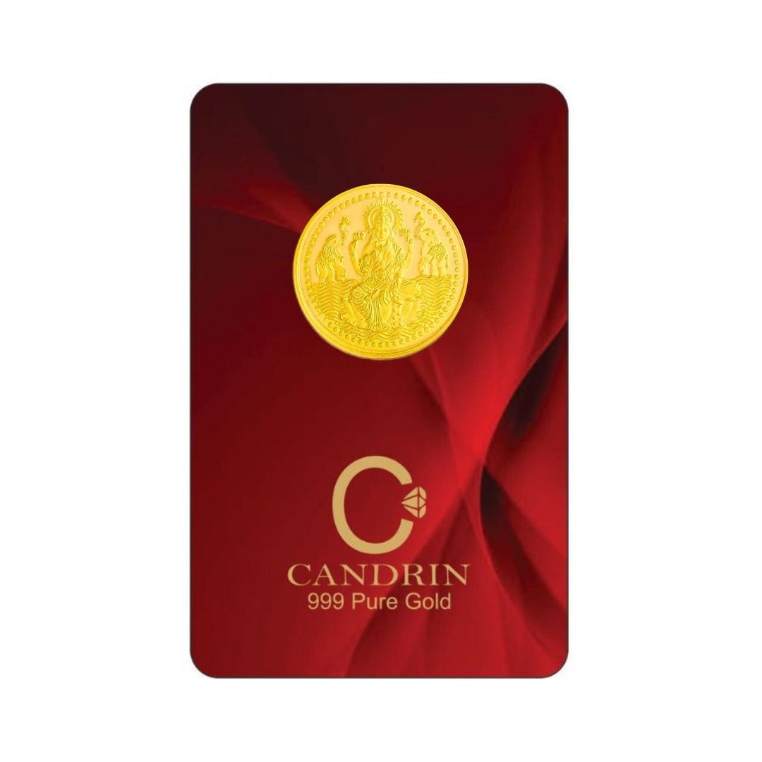 CANDRIN 999 GOLD MAHALAXMI COIN