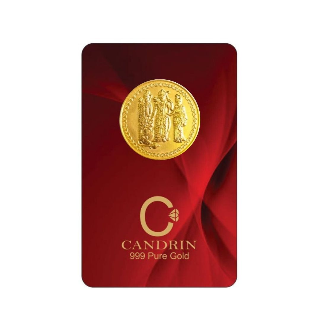 CANDRIN 999 GOLD RAMDARBAR COIN