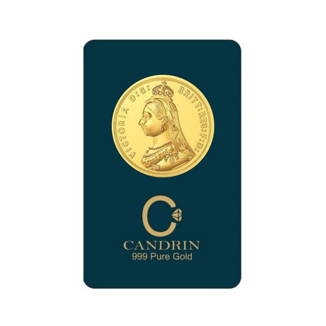 CANDRIN 999 GOLD VICTORIA COIN