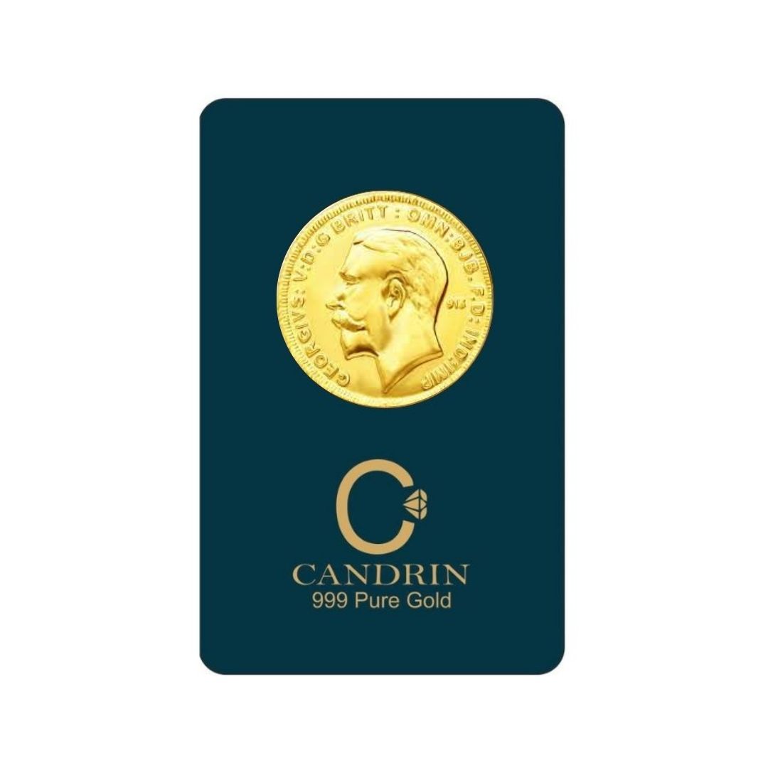 CANDRIN 999 GOLD GEORGE COIN