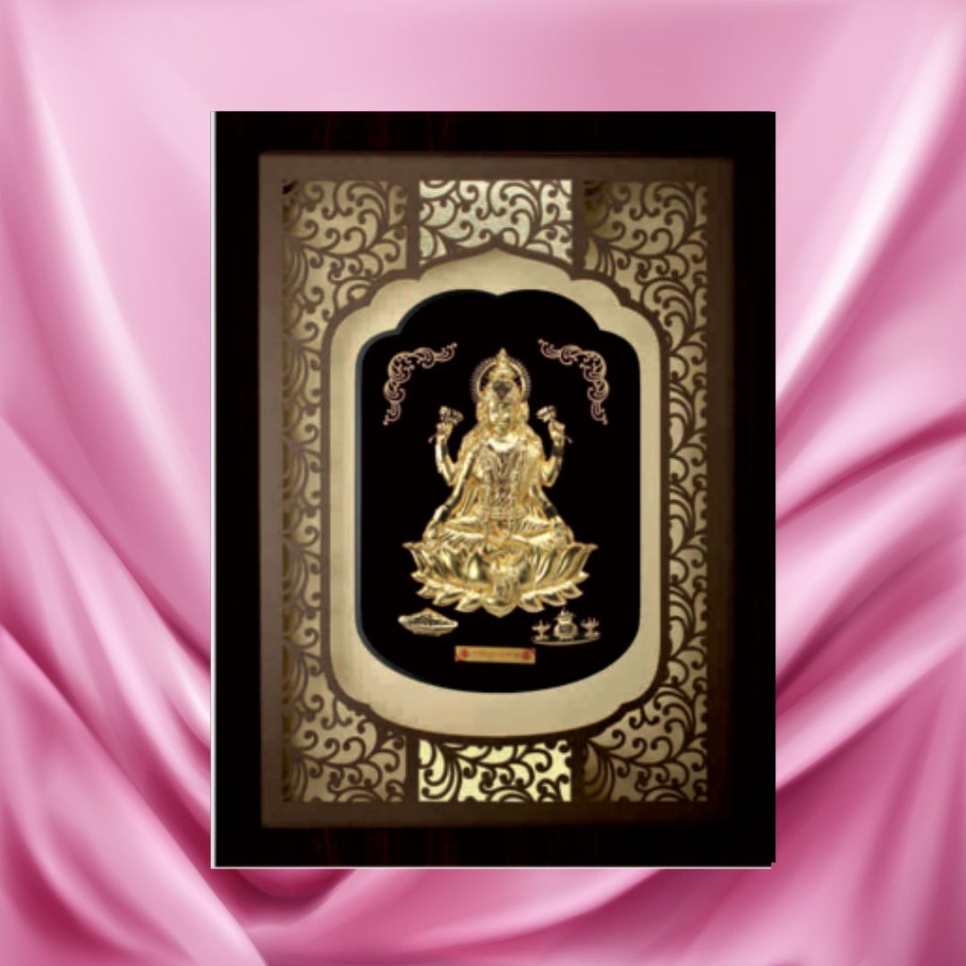 24KT GOLD FOIL ELITE LAXMI JI FRAME