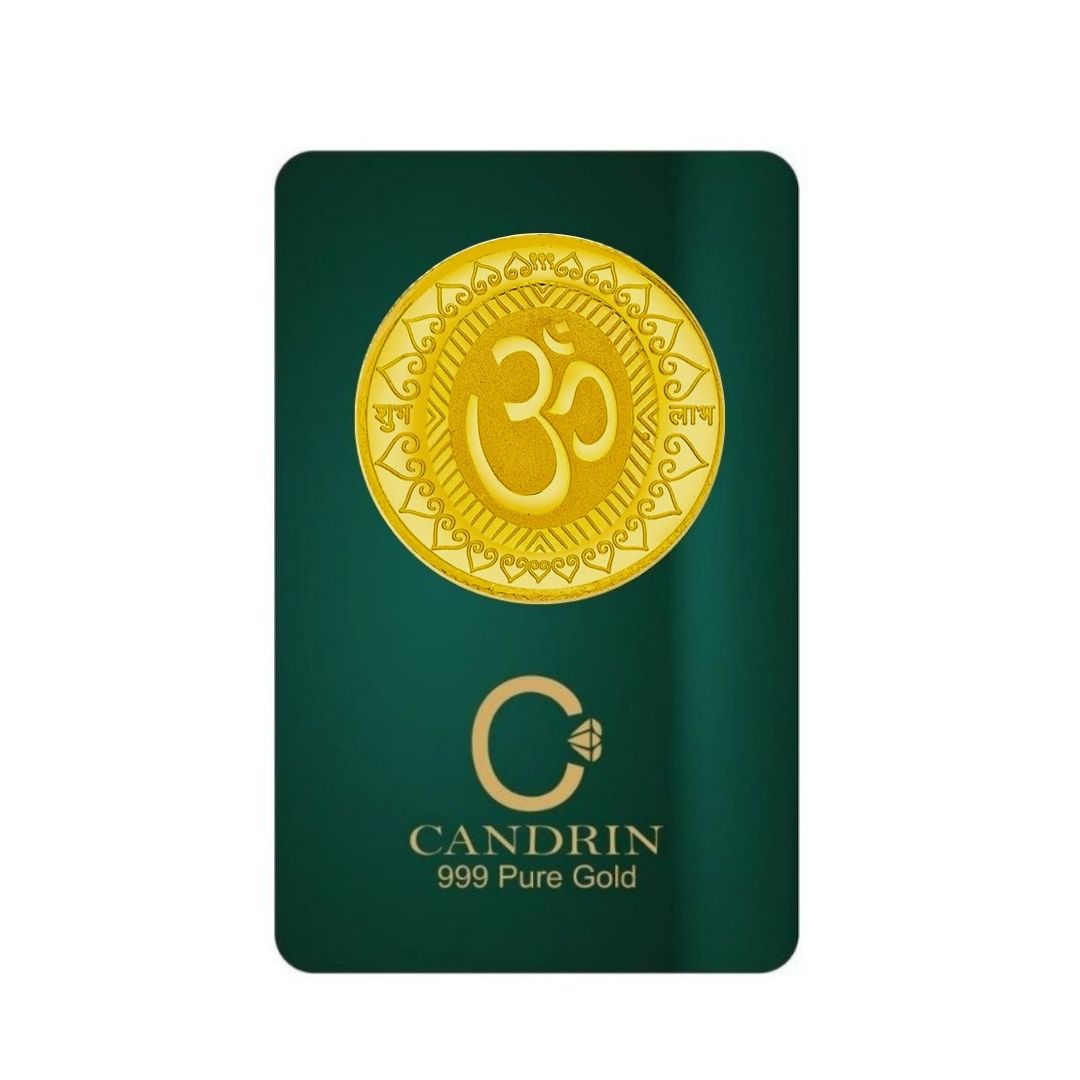 CANDRIN 999 GOLD OM COIN