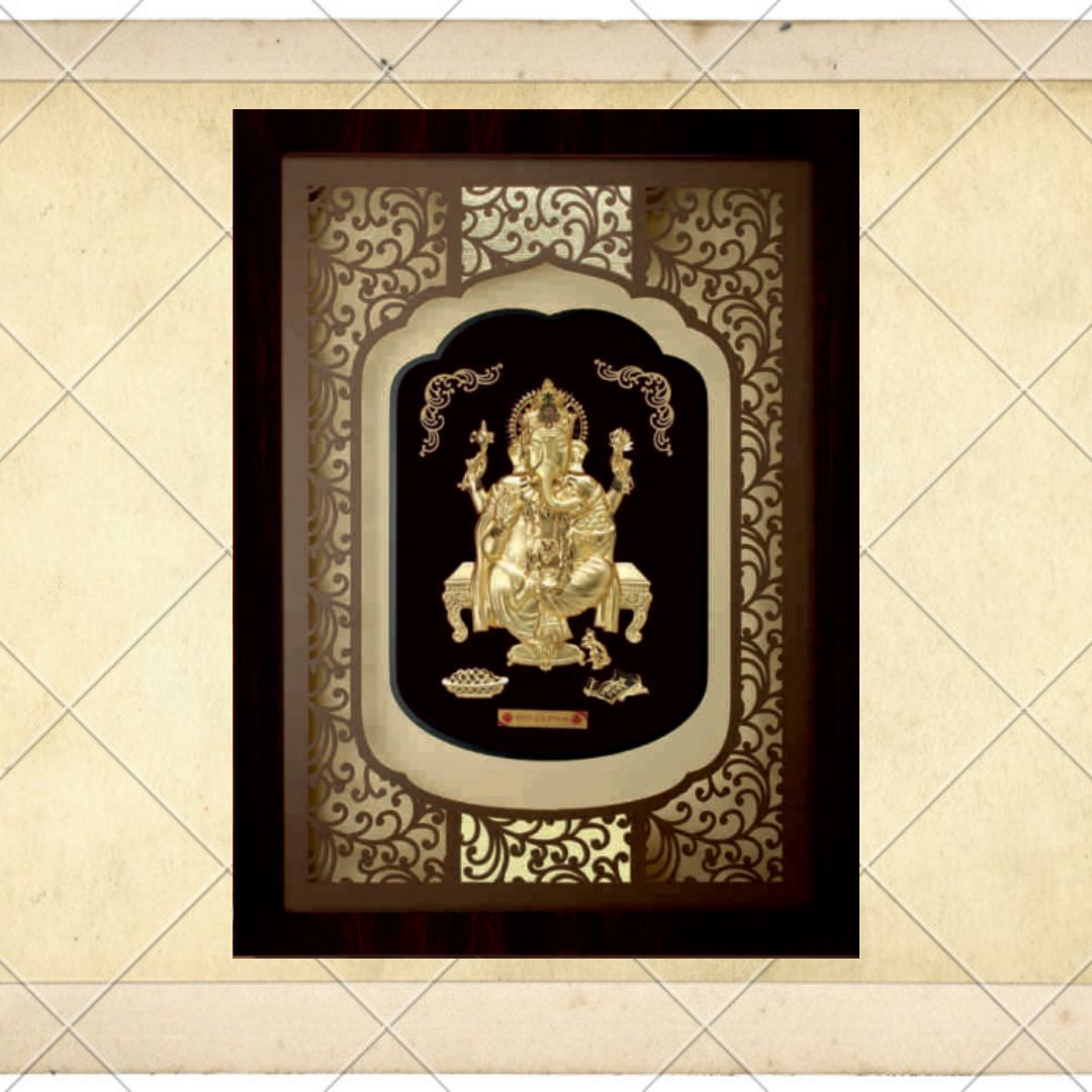 24KT GOLD FOIL ELITE GANESH JI