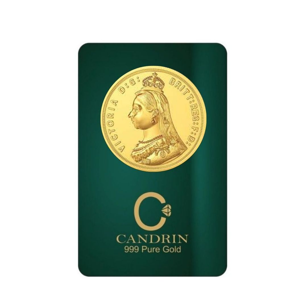 CANDRIN 999 GOLD VICTORIA COIN