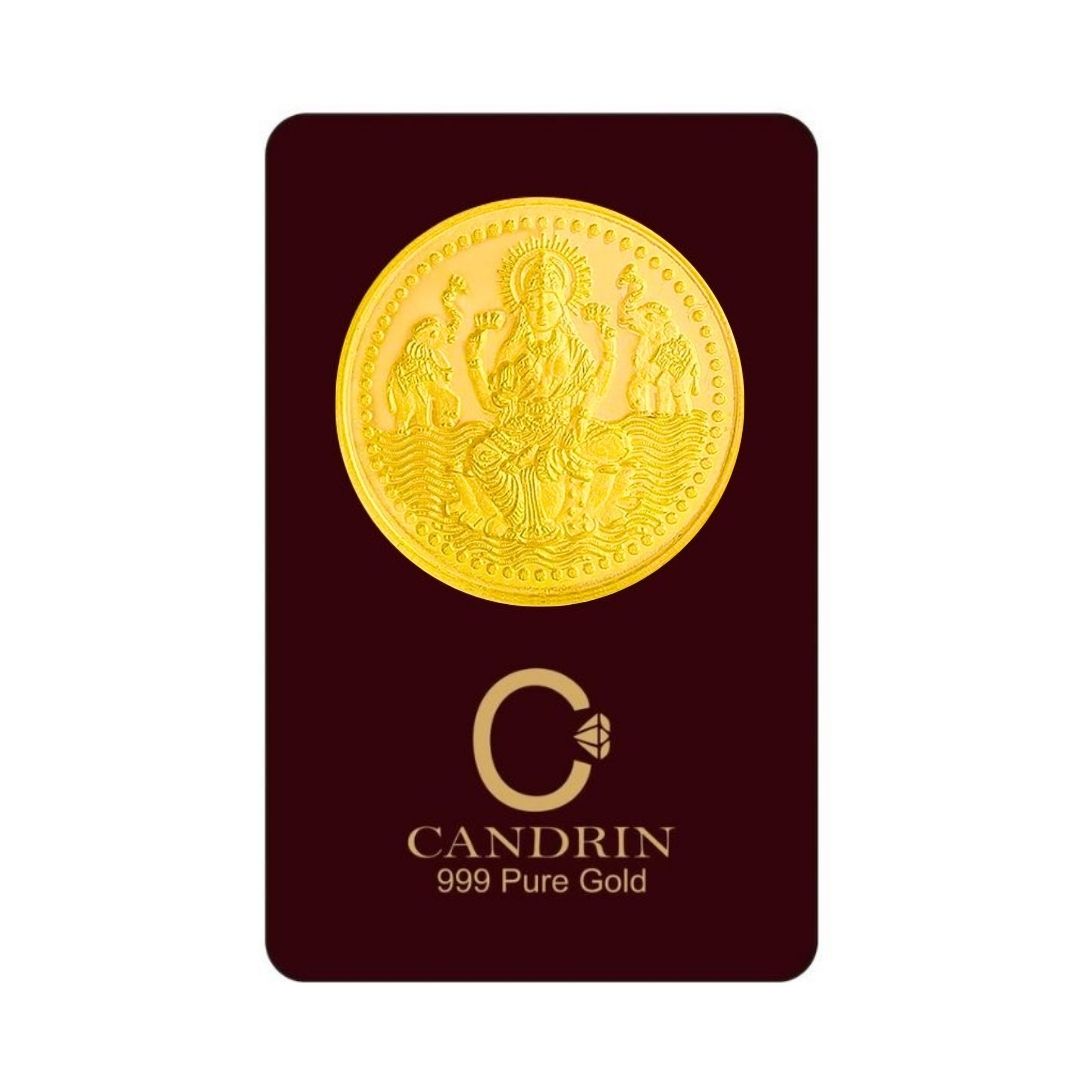 CANDRIN 999 GOLD MAHALAXMI COIN
