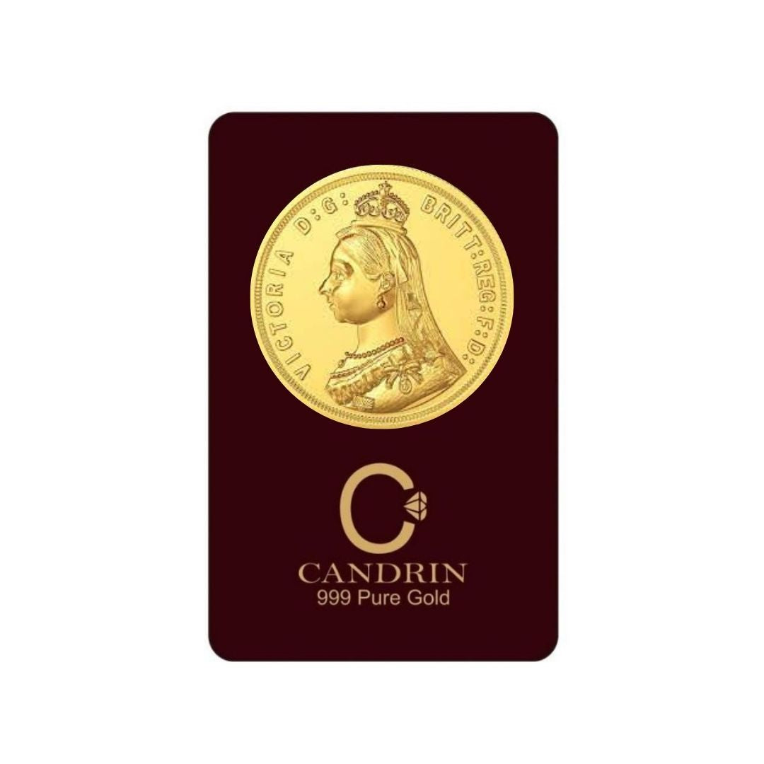 CANDRIN 999 GOLD VICTORIA COIN