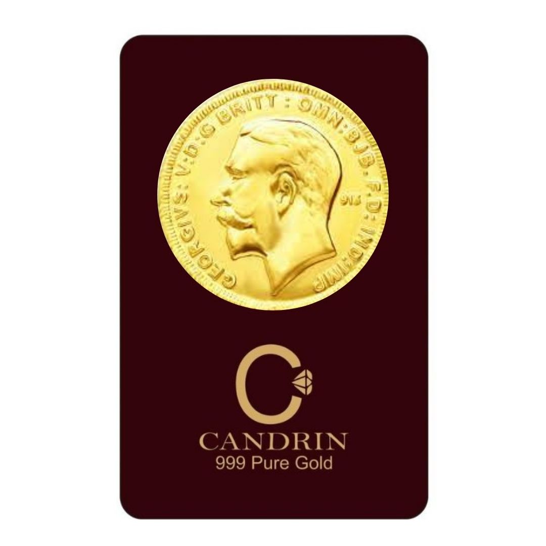 CANDRIN 999 GOLD GEORGE COIN