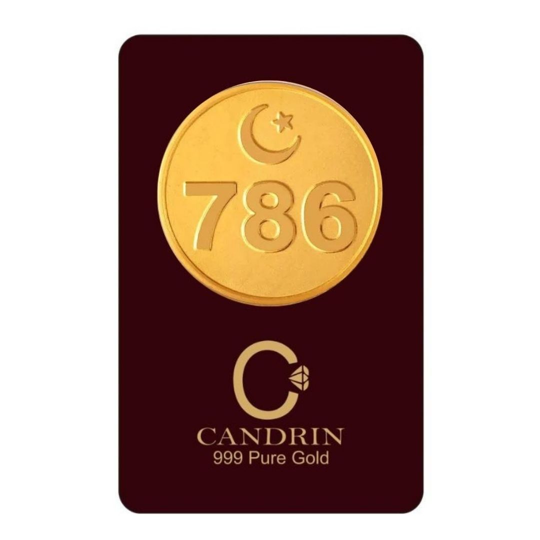 CANDRIN 999 GOLD 786 COIN