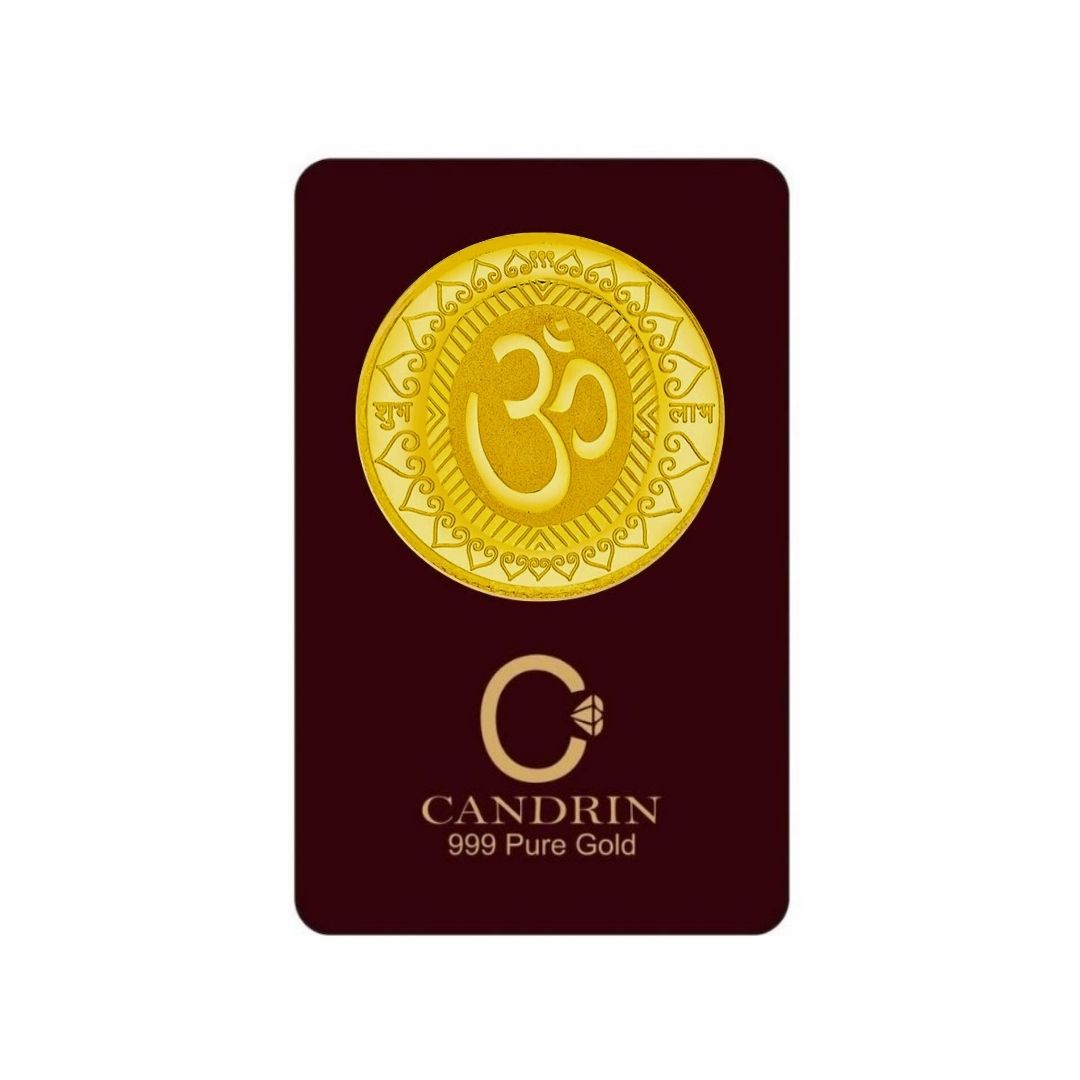 CANDRIN 999 GOLD OM COIN