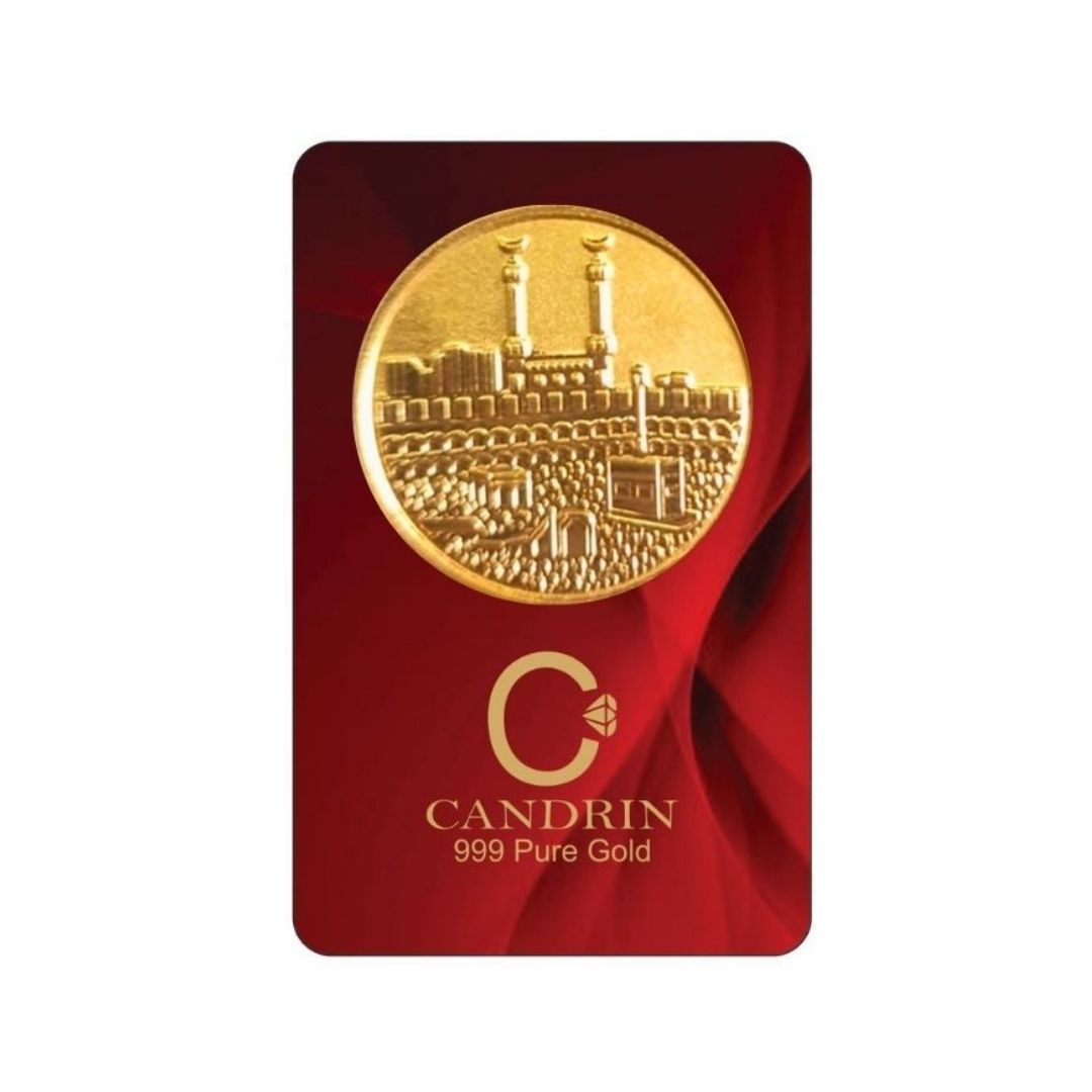 CANDRIN 999 GOLD MADINA COIN