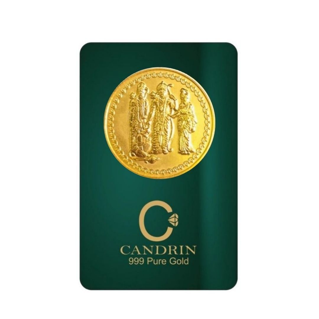 CANDRIN 999 GOLD RAMDARBAR COIN