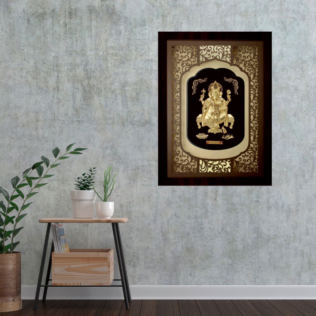 24KT GOLD FOIL ELITE GANESH JI