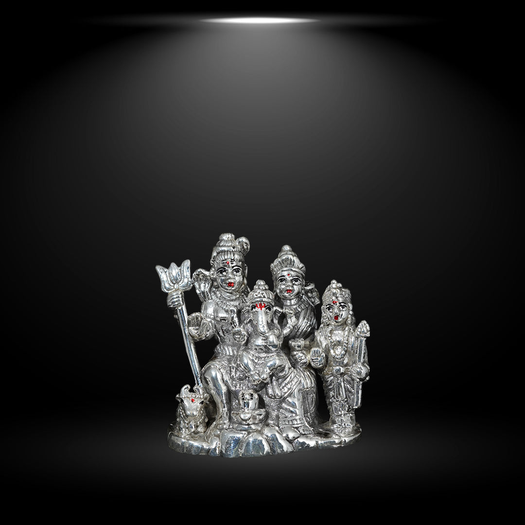 Candrin 925 Shivparivaar 3D Idol