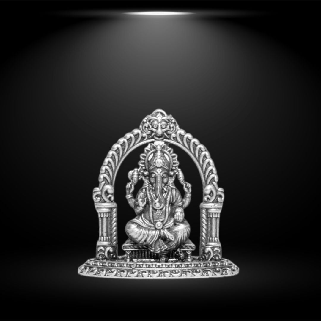 Candrin 925 Ganesh Ji 2D Idol