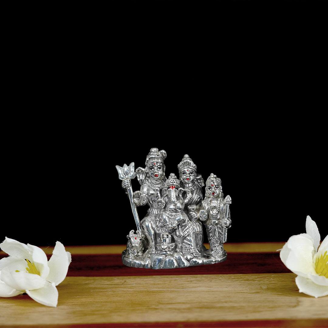 Candrin 925 Shivparivaar 3D Idol